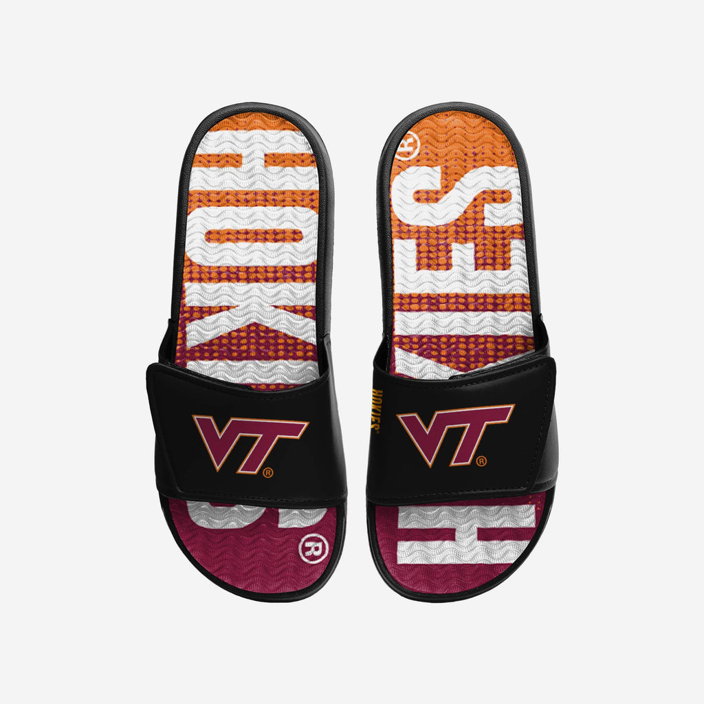 Virginia Tech Hokies Gradient Wordmark Gel Slide FOCO S - FOCO.com