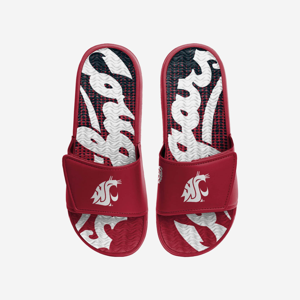 Washington State Cougars Gradient Wordmark Gel Slide FOCO S - FOCO.com