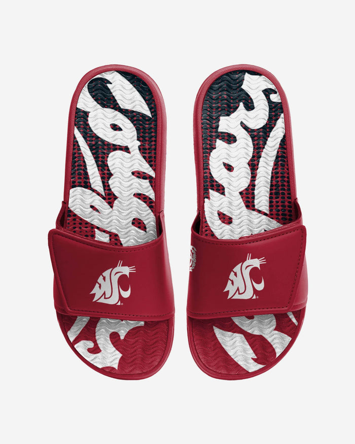 Washington State Cougars Gradient Wordmark Gel Slide FOCO S - FOCO.com