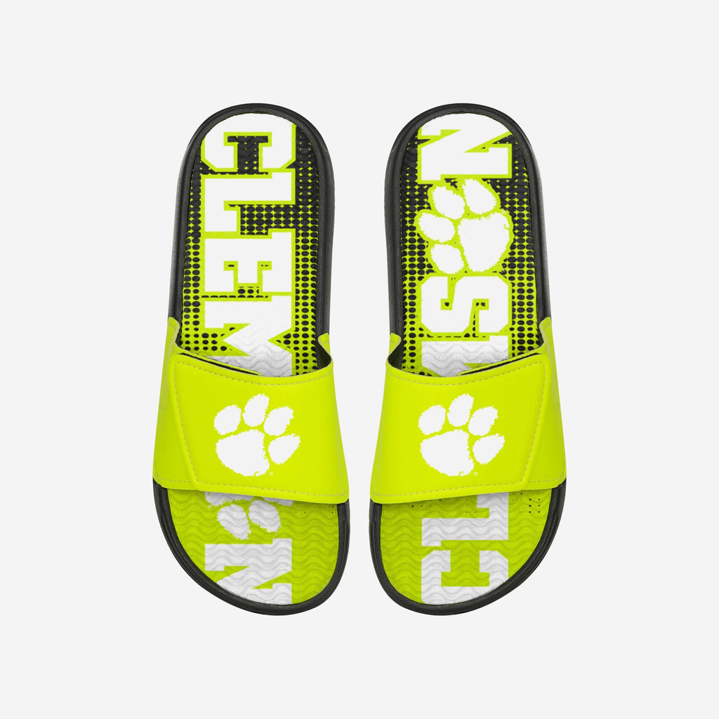 Clemson Tigers Highlights Gel Slide FOCO S - FOCO.com