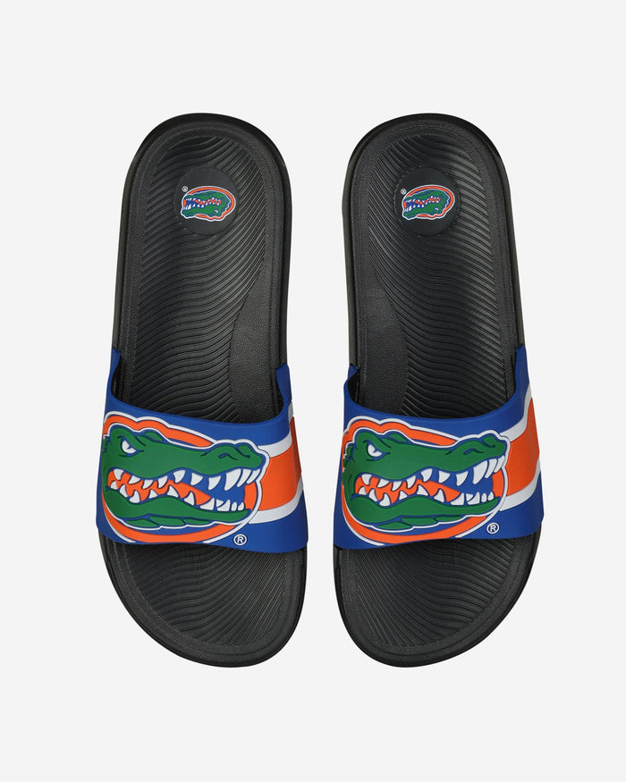 Florida Gators Striped Big Logo Raised Slide FOCO S - FOCO.com