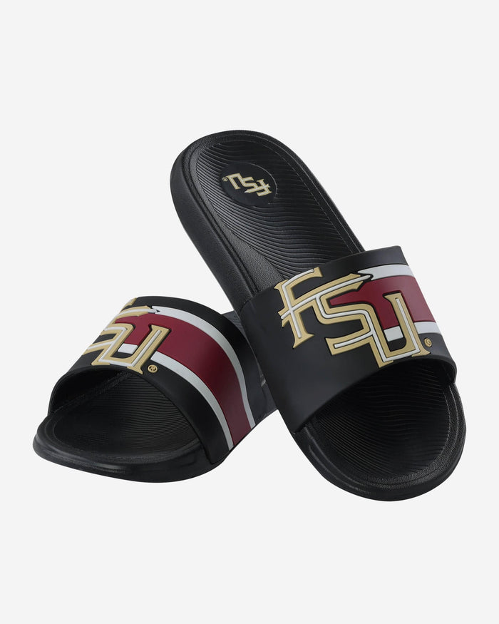 Florida State Seminoles Striped Big Logo Raised Slide FOCO - FOCO.com