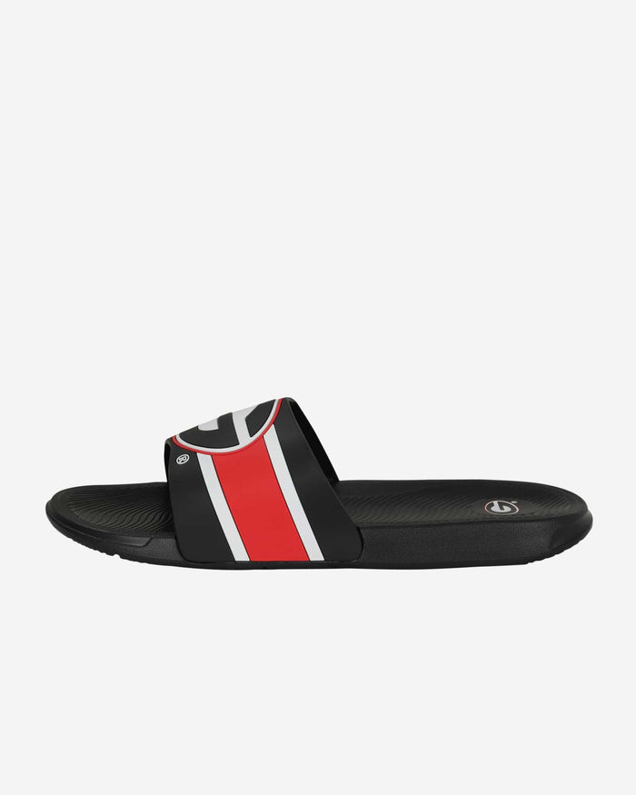 Georgia Bulldogs Striped Big Logo Raised Slide FOCO - FOCO.com