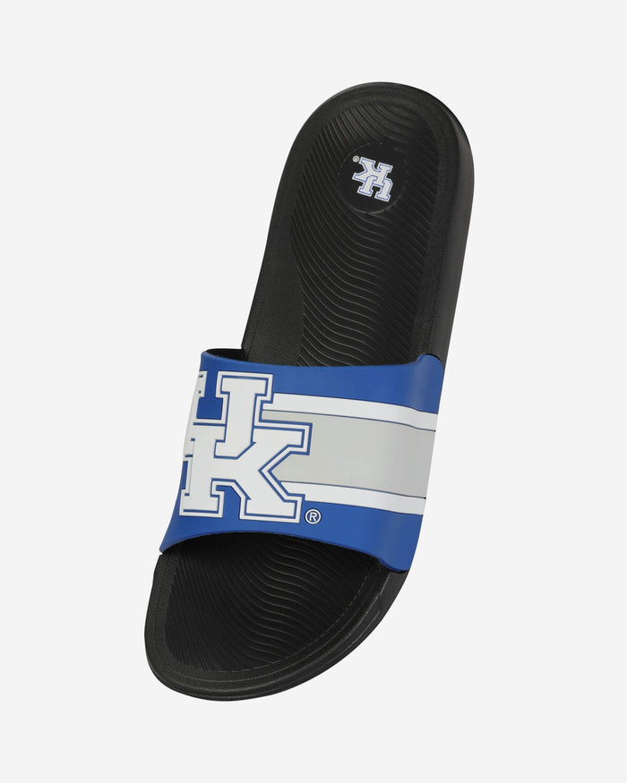 Kentucky Wildcats Striped Big Logo Raised Slide FOCO - FOCO.com