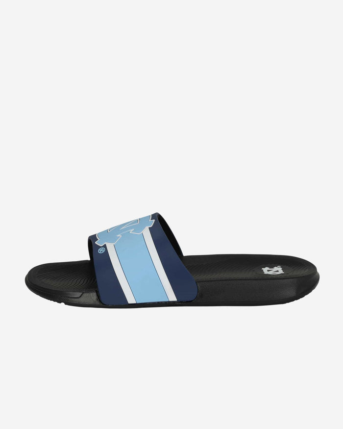 North Carolina Tar Heels Striped Big Logo Raised Slide FOCO - FOCO.com