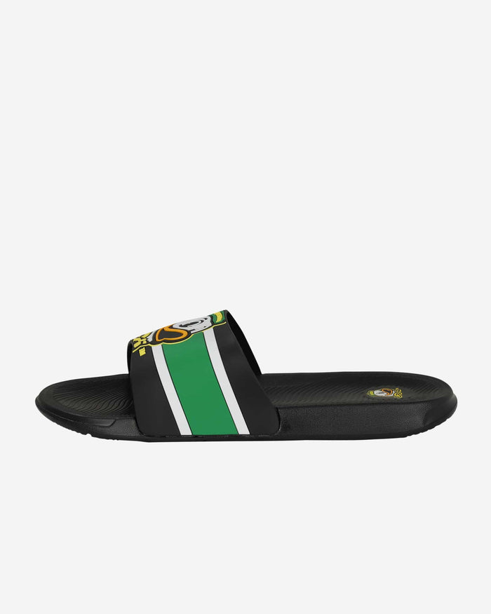 Oregon Ducks Striped Big Logo Raised Slide FOCO - FOCO.com