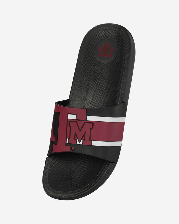 Texas A&M Aggies Striped Big Logo Raised Slide FOCO - FOCO.com