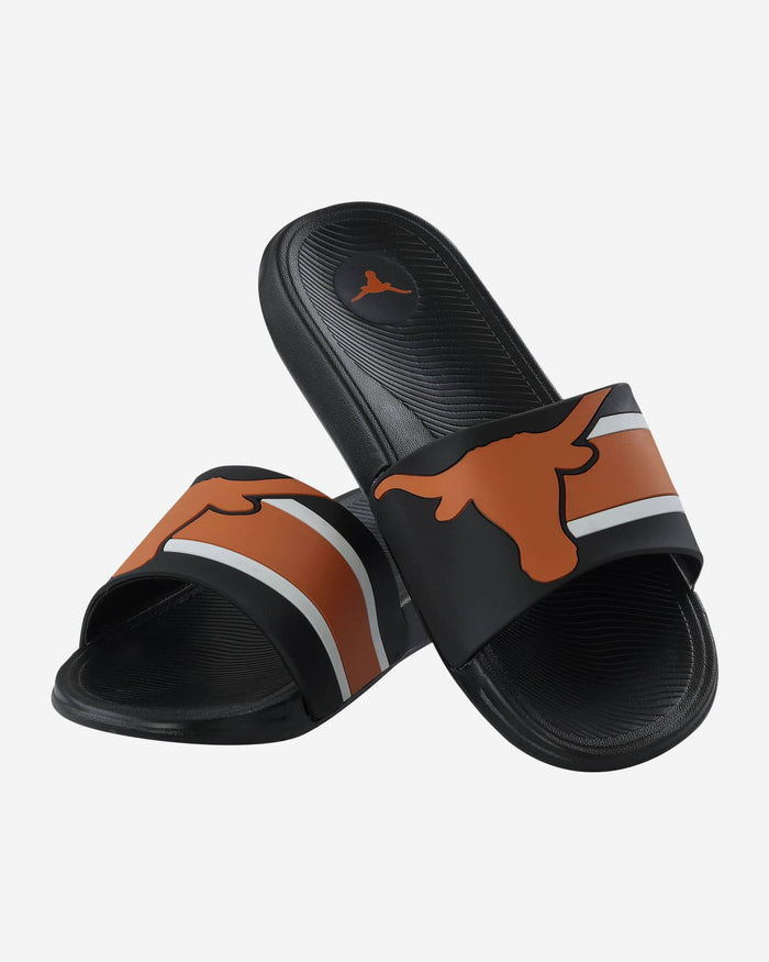 Texas Longhorns Striped Big Logo Raised Slide FOCO - FOCO.com