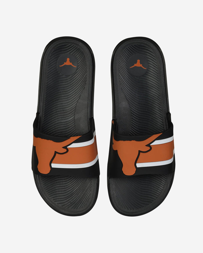 Texas Longhorns Striped Big Logo Raised Slide FOCO S - FOCO.com