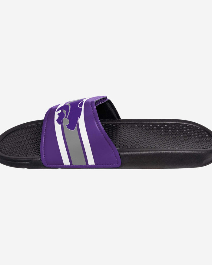 Kansas State Wildcats Stripe Legacy Sport Slide FOCO - FOCO.com