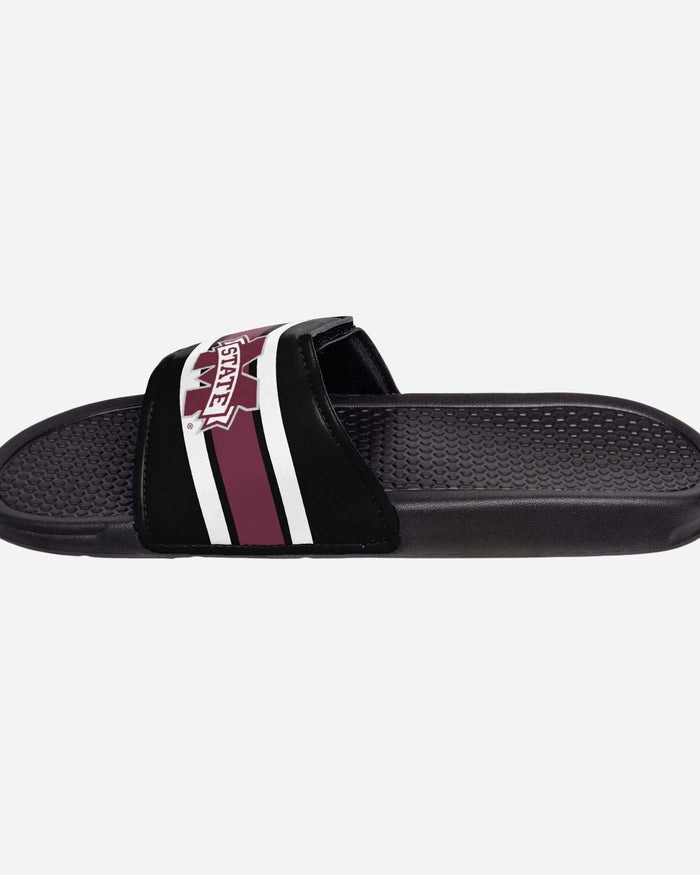 Mississippi State Bulldogs Stripe Legacy Sport Slide FOCO - FOCO.com