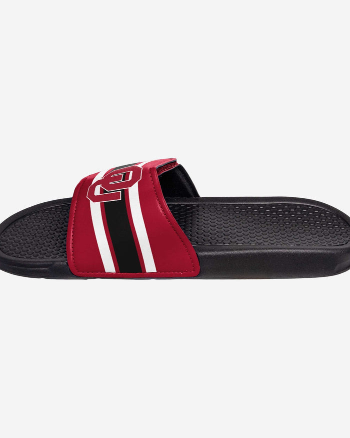 Oklahoma Sooners Legacy Stripe Sport Slide FOCO - FOCO.com