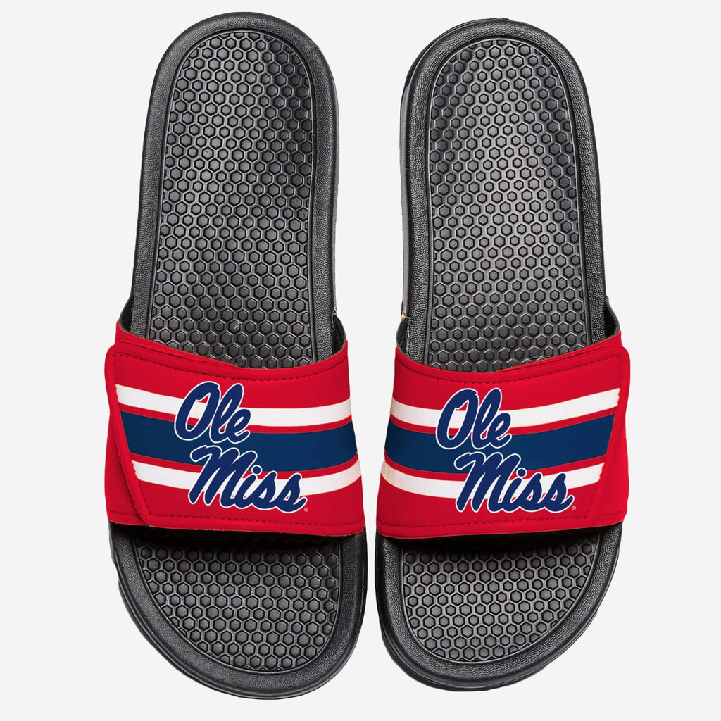 Ole Miss Rebels Stripe Legacy Sport Slide FOCO S - FOCO.com