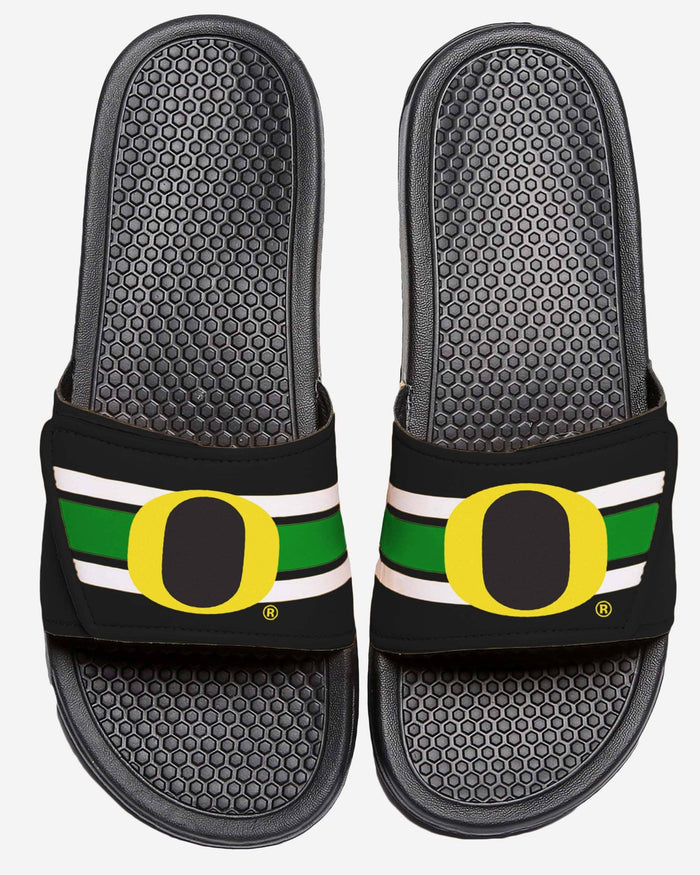 Oregon Ducks Stripe Legacy Sport Slide FOCO S - FOCO.com