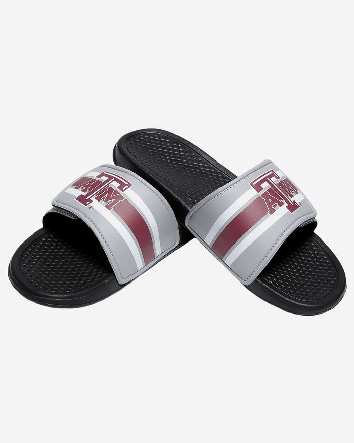 Texas A&M Aggies Stripe Legacy Sport Slide FOCO - FOCO.com