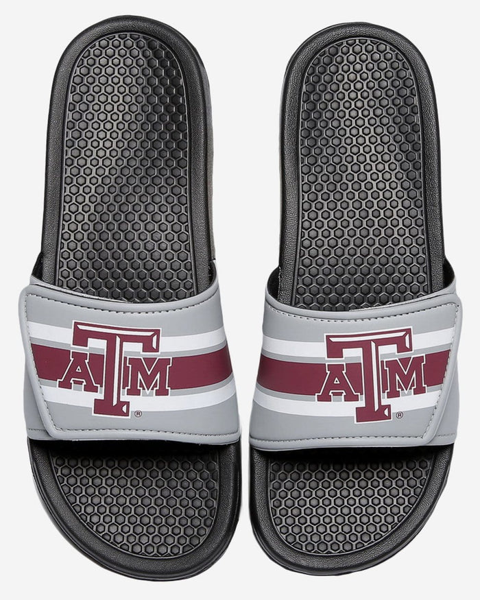 Texas A&M Aggies Stripe Legacy Sport Slide FOCO S - FOCO.com