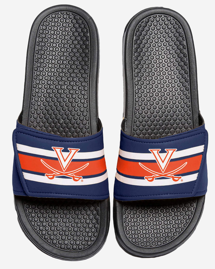 Virginia Cavaliers Stripe Legacy Sport Slide FOCO S - FOCO.com