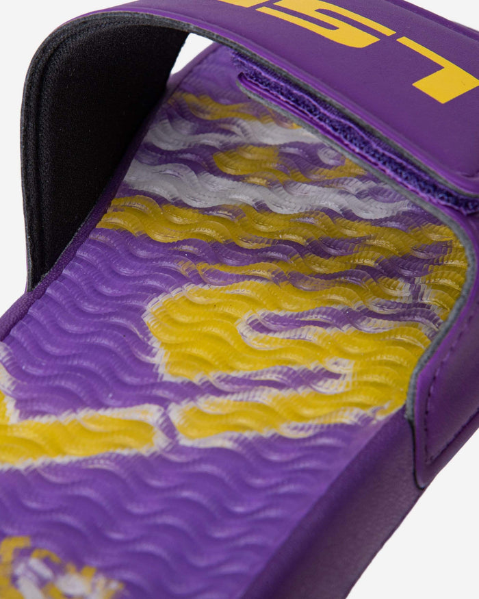 LSU Tigers Wordmark Gel Slide FOCO - FOCO.com