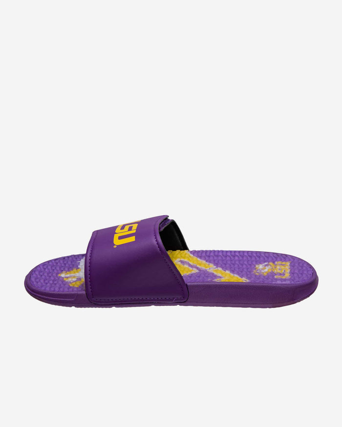 LSU Tigers Wordmark Gel Slide FOCO - FOCO.com