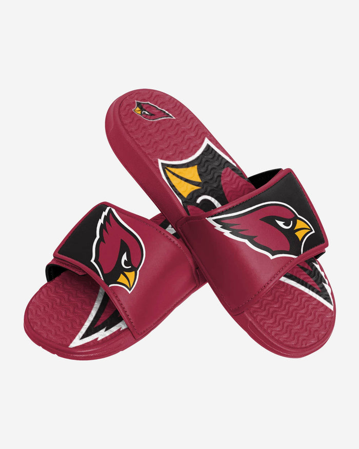 Arizona Cardinals Colorblock Big Logo Gel Slide FOCO - FOCO.com