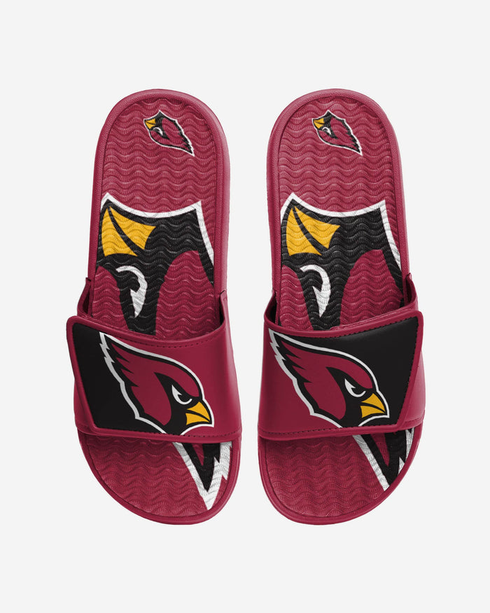 Arizona Cardinals Colorblock Big Logo Gel Slide FOCO S - FOCO.com