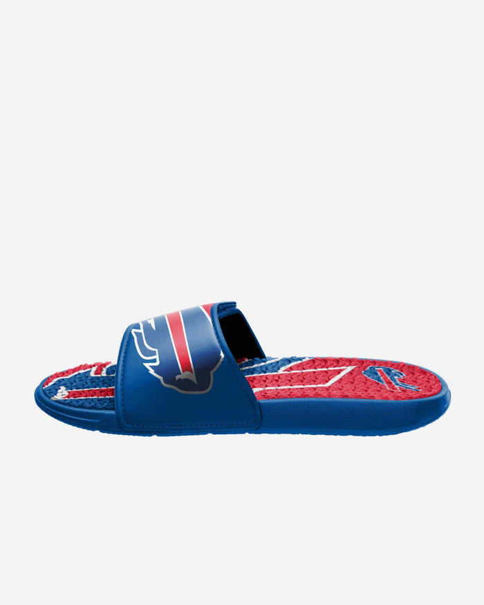 Buffalo Bills Colorblock Big Logo Gel Slide FOCO - FOCO.com