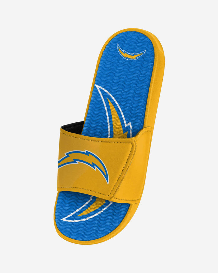 Los Angeles Chargers Colorblock Big Logo Gel Slide FOCO - FOCO.com