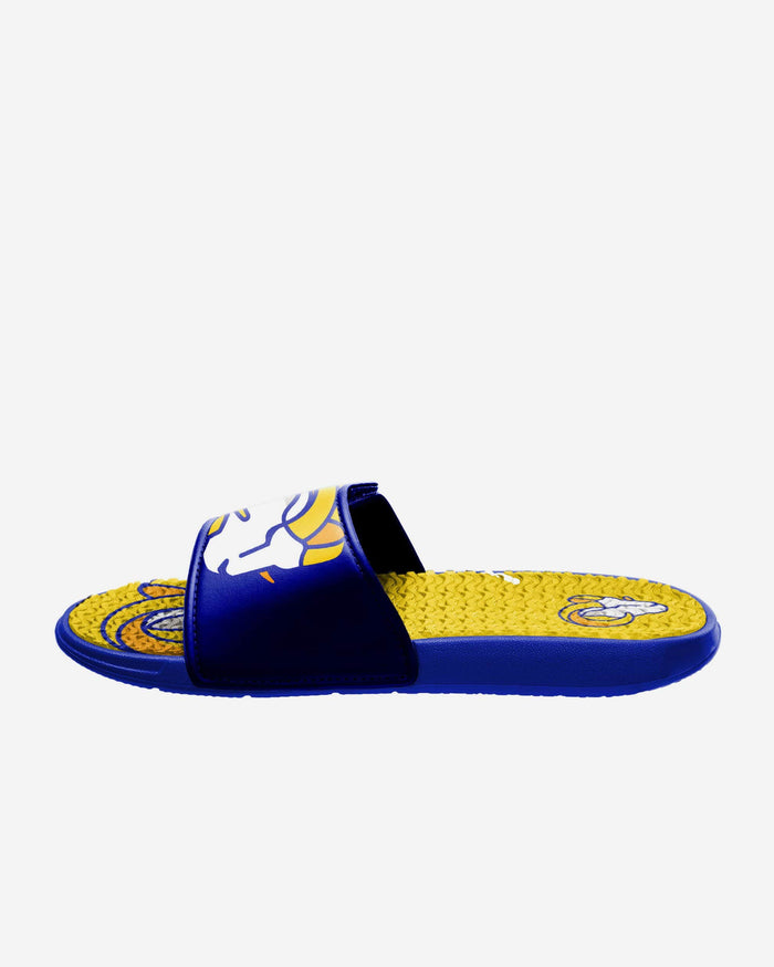 Los Angeles Rams Colorblock Big Logo Gel Slide FOCO - FOCO.com