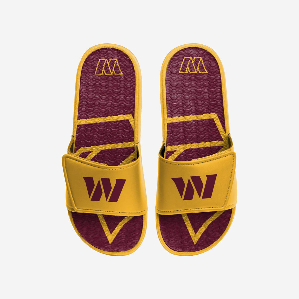 Washington Commanders Colorblock Big Logo Gel Slide FOCO