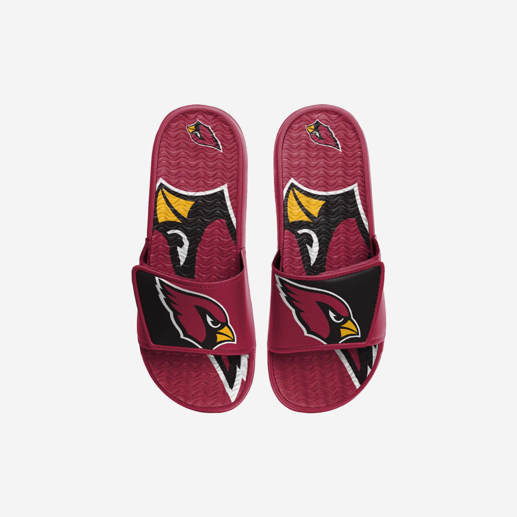 Arizona Cardinals Youth Colorblock Big Logo Gel Slide FOCO S - FOCO.com