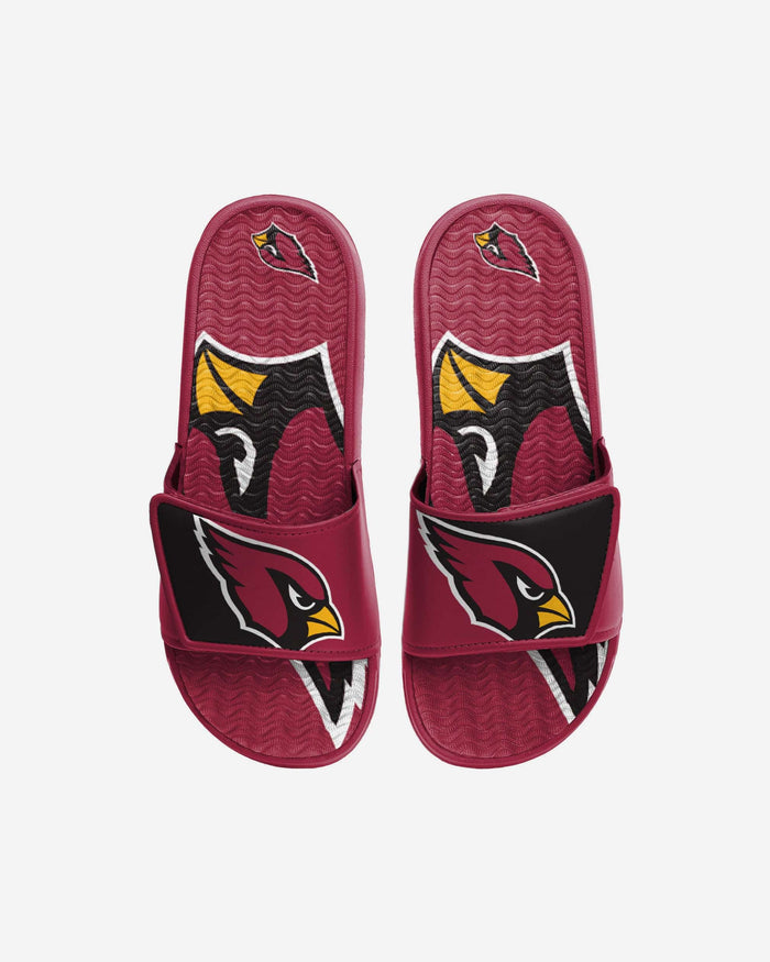 Arizona Cardinals Youth Colorblock Big Logo Gel Slide FOCO S - FOCO.com