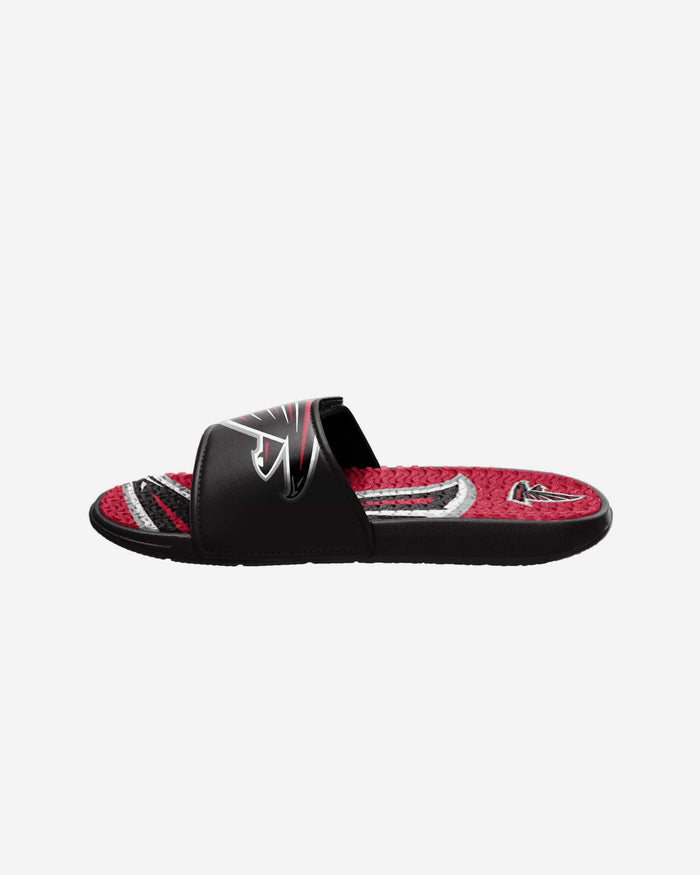 Atlanta Falcons Youth Colorblock Big Logo Gel Slide FOCO - FOCO.com