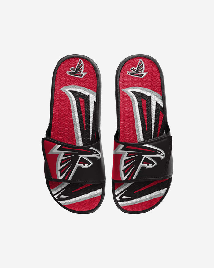 Atlanta Falcons Youth Colorblock Big Logo Gel Slide FOCO S - FOCO.com