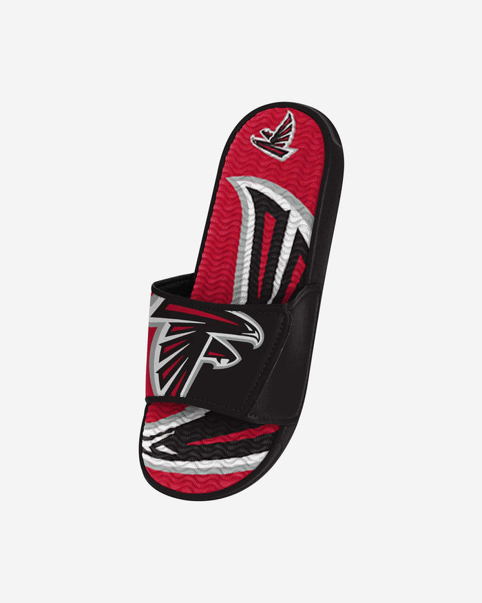 Atlanta Falcons Youth Colorblock Big Logo Gel Slide FOCO - FOCO.com