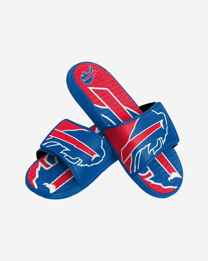 Buffalo Bills Youth Colorblock Big Logo Gel Slide FOCO - FOCO.com