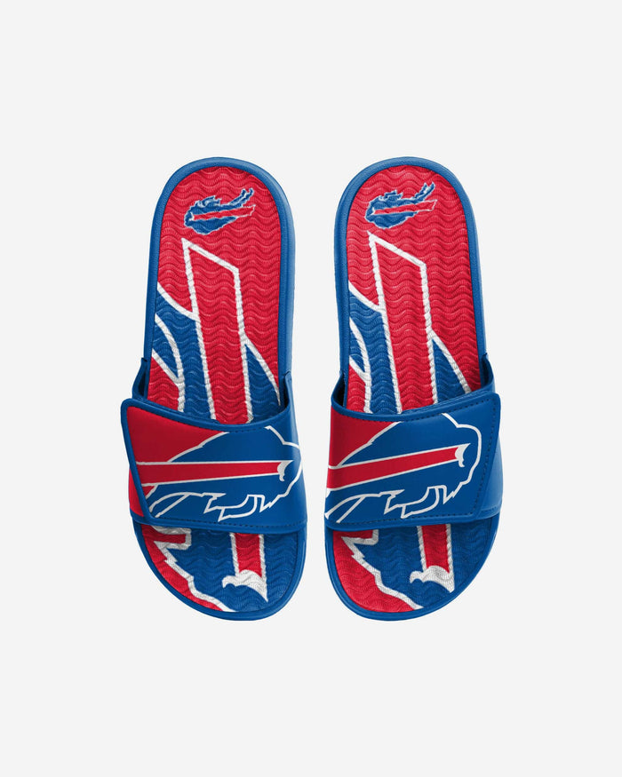 Buffalo Bills Youth Colorblock Big Logo Gel Slide FOCO S - FOCO.com