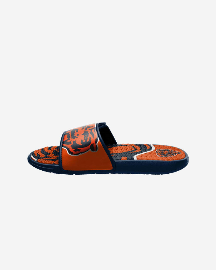 Chicago Bears Youth Colorblock Big Logo Gel Slide FOCO - FOCO.com