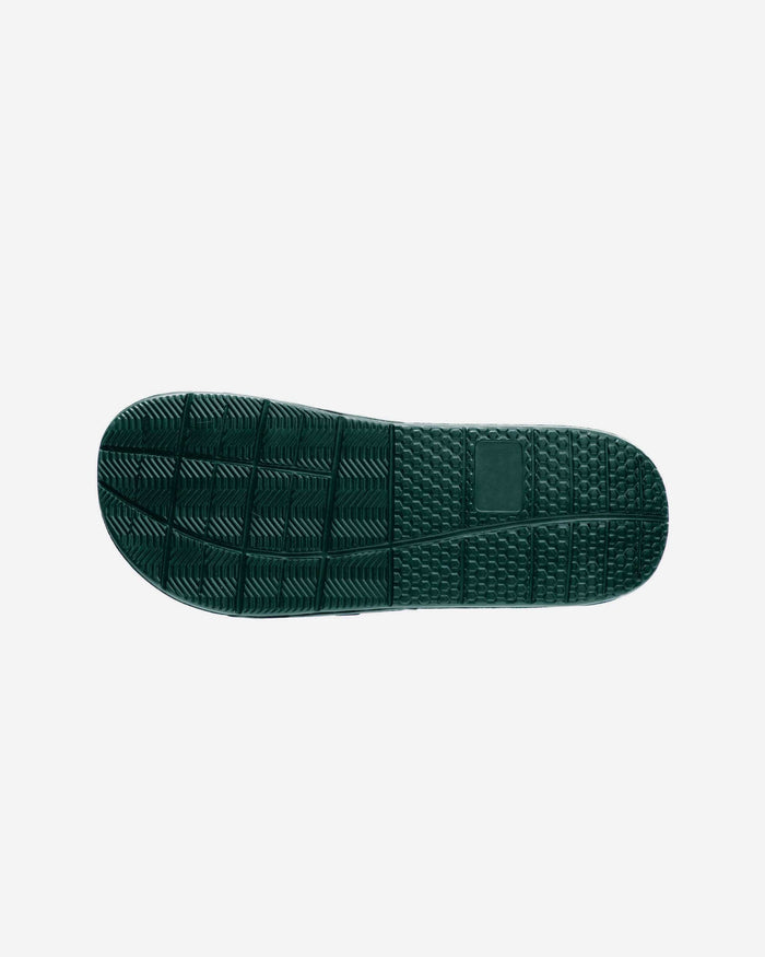 Green Bay Packers Youth Colorblock Big Logo Gel Slide FOCO - FOCO.com