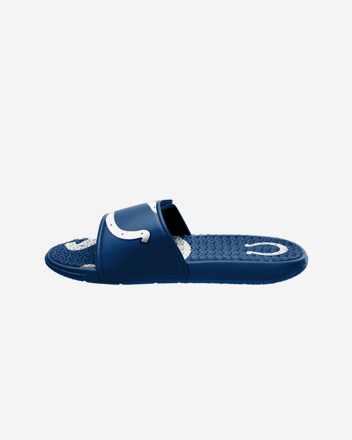 Indianapolis Colts Youth Colorblock Big Logo Gel Slide FOCO - FOCO.com