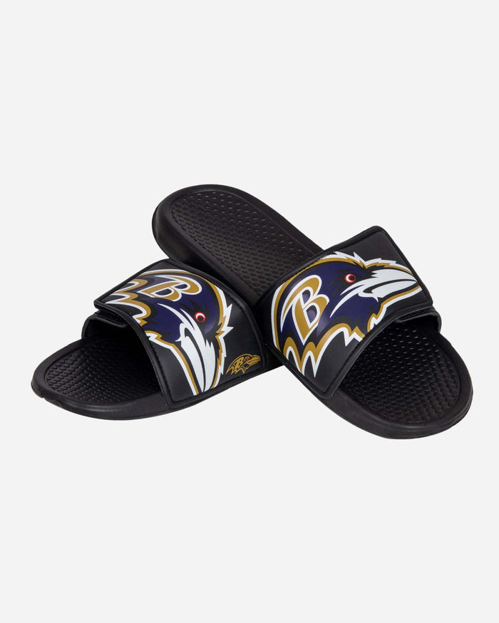 Baltimore Ravens Cropped Big Logo Slide FOCO - FOCO.com