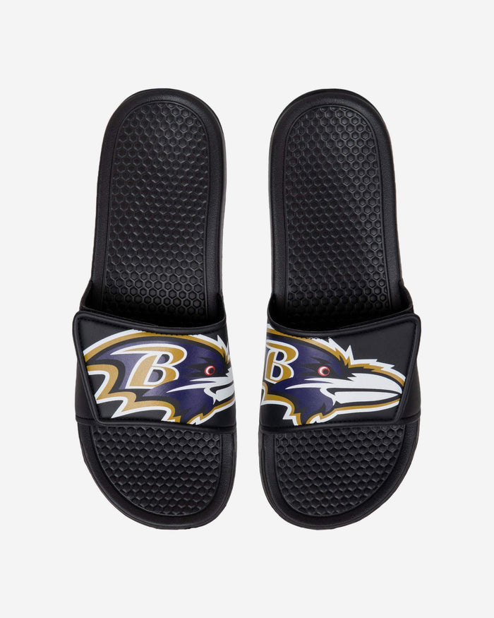 Baltimore Ravens Cropped Big Logo Slide FOCO S - FOCO.com