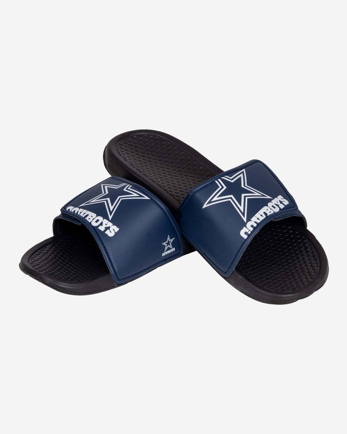 Dallas Cowboys Cropped Big Logo Slide FOCO - FOCO.com