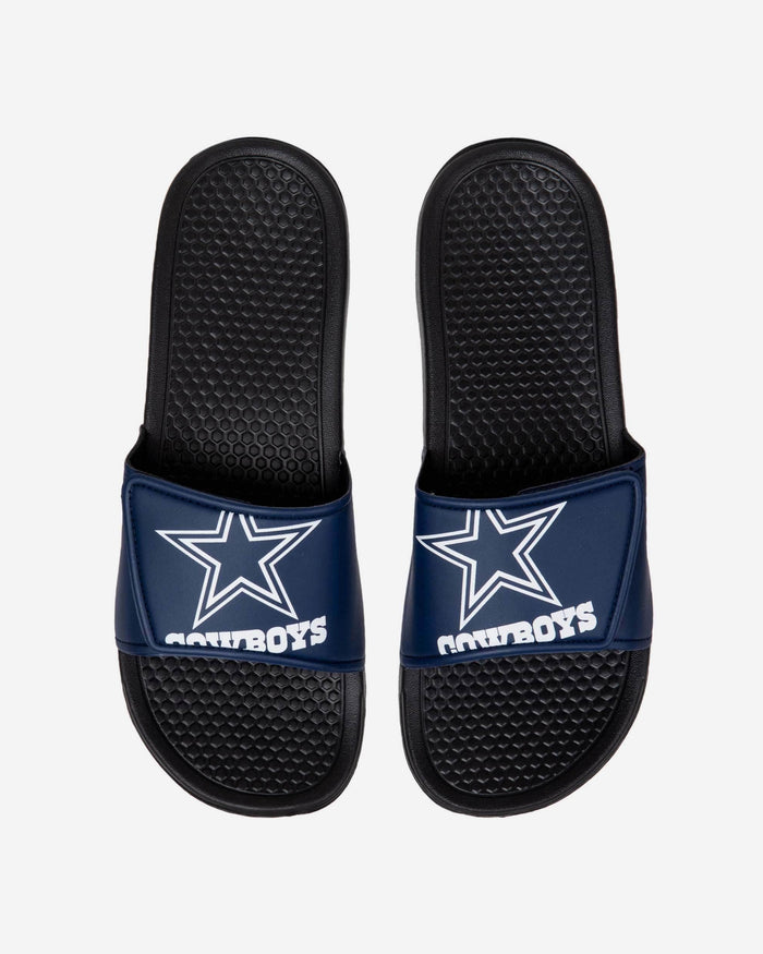 Dallas Cowboys Cropped Big Logo Slide FOCO S - FOCO.com