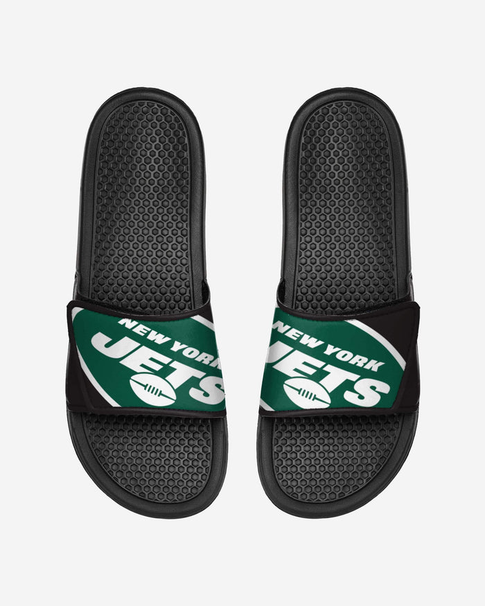 New York Jets Cropped Big Logo Slide FOCO S - FOCO.com