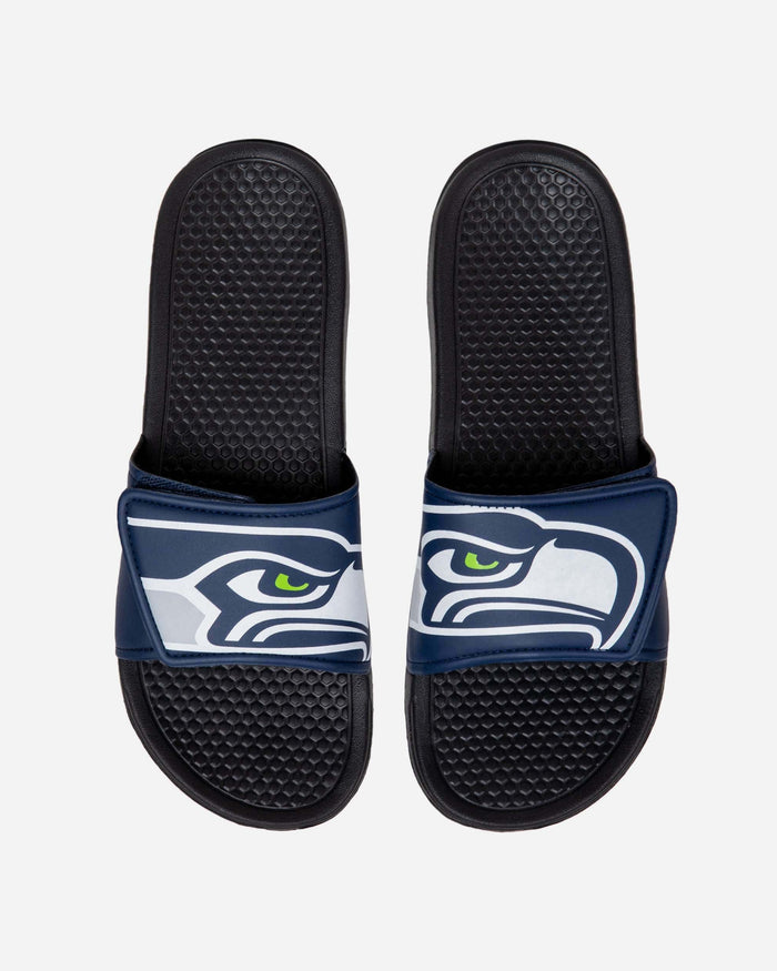 Seattle Seahawks Cropped Big Logo Slide FOCO S - FOCO.com