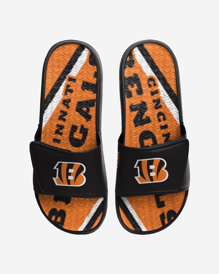 Cincinnati Bengals Bold Wordmark Gel Slide FOCO S - FOCO.com