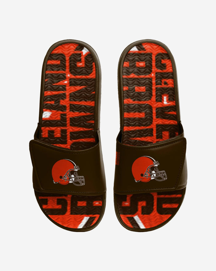 Cleveland Browns Bold Wordmark Gel Slide FOCO S - FOCO.com