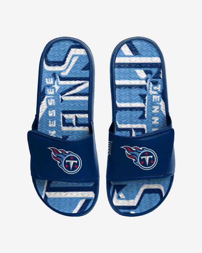 Tennessee Titans Bold Wordmark Gel Slide FOCO S - FOCO.com