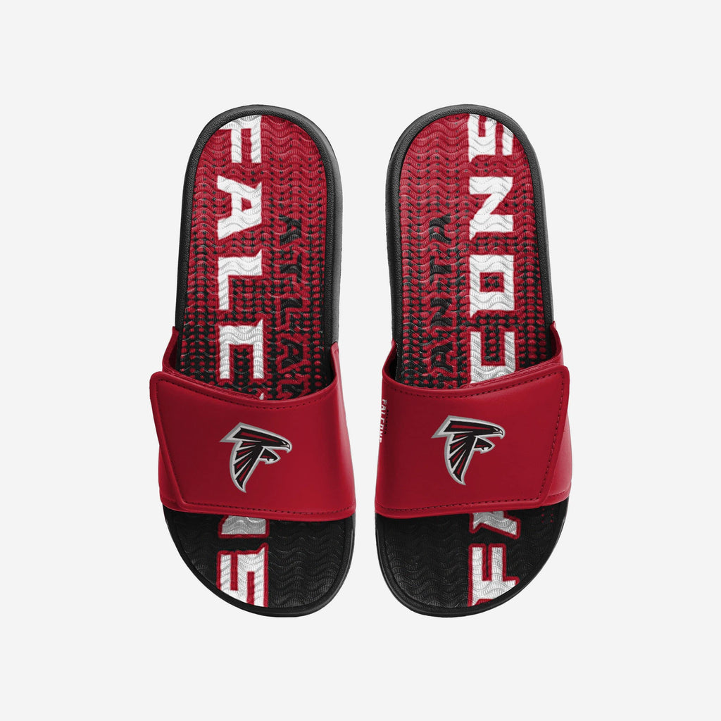 Atlanta Falcons Gradient Wordmark Gel Slide FOCO S - FOCO.com