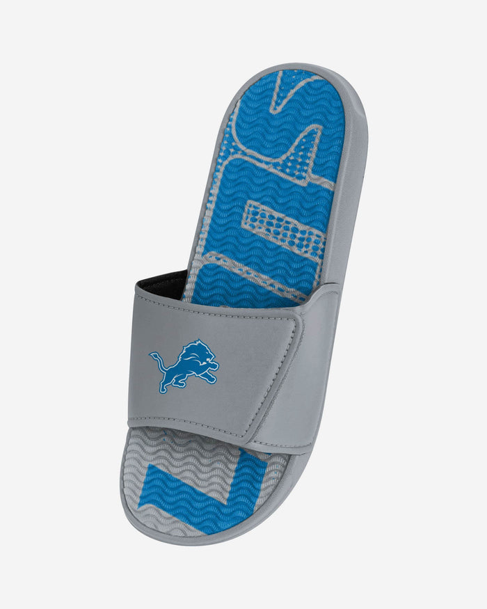 Detroit Lions Gradient Wordmark Gel Slide FOCO - FOCO.com